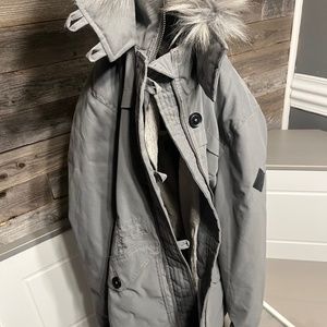 Hollister Sherpa lined winter jacket